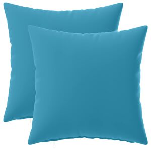 vidaXL Cushion Cover 2 pcs HEERLEN Light Blue 30 x 30 cm Polyester