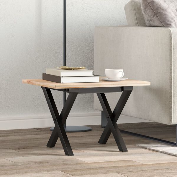 vidaXL Coffee Table Legs X-Frame 30x30x33 cm Steel
