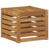 vidaXL Outdoor Stool Bench Natural 43 x 43 x 37 cm Solid Acacia Wood
