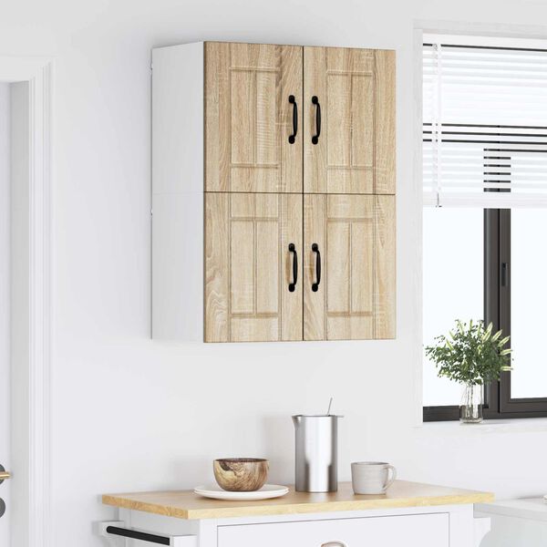 vidaXL Kitchen Wall Cabinets 2 pcs Sonoma Oak 60 x 31 x 40 cm