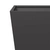 vidaXL Garden Planters Black 2 pcs 50x50x50 cm Steel