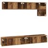 vidaXL TV Cabinet Set Wall-mounted 5 pcs Old Wood Engineered Wood