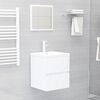 vidaXL Sink Cabinet White 41x38.5x45 cm Engineered Wood