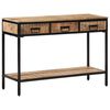 vidaXL Console Table 100x35x70 cm Solid Rough Wood Mango