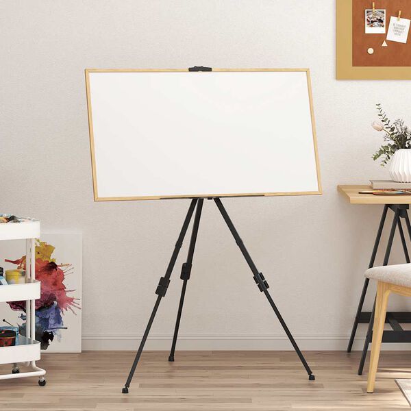 vidaXL Adjustable Display Easel Black Metal