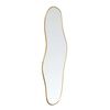vidaXL Wall Mirror Gold 90x40 cm