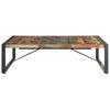 vidaXL Coffee Table 140x140x40 cm Solid Reclaimed Wood
