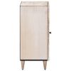 vidaXL Sideboard with Storage White 40 x 33.5 x 75 cm Solid Mango Wood