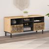 vidaXL TV Cabinet 100x33x46 cm Solid Wood Mango