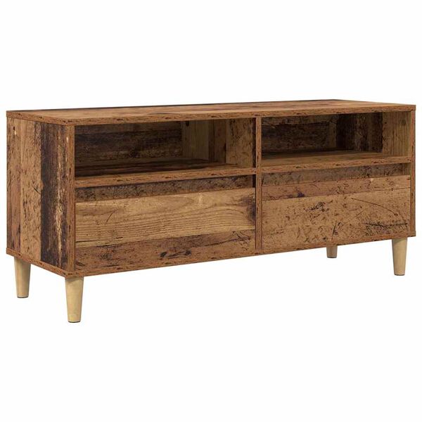vidaXL TV Cabinet Old Wood 100 x 34.5 x 44.5 cm Engineered Wood