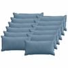 vidaXL Cushion Cover 12 pcs HOUTEN Blue 40 x 80 cm Corduroy