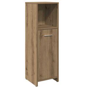 vidaXL Bathroom Cabinet Artisan Oak 30x30x95 cm Engineered Wood