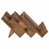 vidaXL Magazine Rack Old Wood 65 x 53 x 28.5 cm Engineered Wood