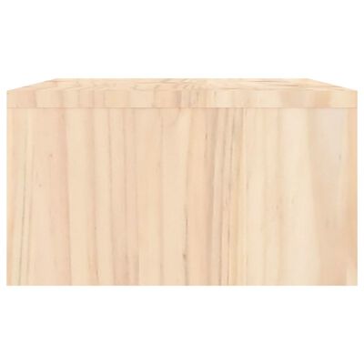 vidaXL Monitor Stand 100x27x15 cm Solid Wood Pine