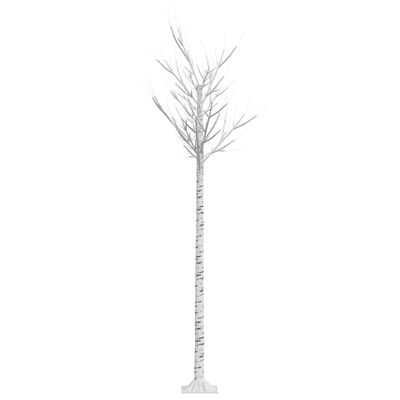 vidaXL Christmas Tree 200 LEDs 2.2m Cold White Willow Indoor Outdoor