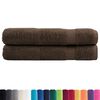 vidaXL Premium Towels SOLUND 2pcs Brown 100x200cm 600gsm