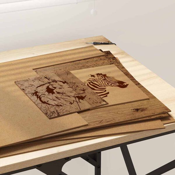 vidaXL Decor Panels 12 pcs Old Wood 40 x 60 x 0.27 cm Engineered Wood