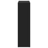 vidaXL Room Divider Bookcase Black 102x29x103.5 cm Engineered Wood