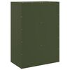 vidaXL Highboard Olive Green 67x39x95 cm Steel