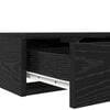 vidaXL Bed Drawers Black Oak 160 x 36.5 x 16.5 cm Engineered Wood