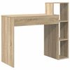 vidaXL Desk with Shelf Sonoma Oak 100 x 40 x 90 cm Engineered Wood