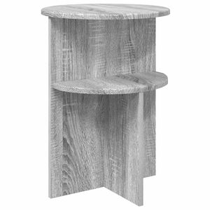 vidaXL Side Table Grey Sonoma &Oslash; 39.5 x 55 cm Engineered Wood