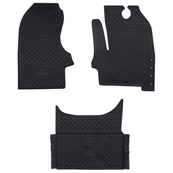 vidaXL Car Mat 3 pcs Black suitable for Iveco DAILY 2014- Rubber