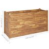 vidaXL Garden Raised Bed 160x60x84 cm Solid Acacia Wood