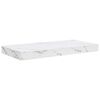 vidaXL Wall Shelf 2 pcs White Marble 50 x 23.5 x 4 cm Engineered Wood