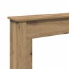 vidaXL Fireplace Surround Artisan Oak 75x20x87.5 cm Engineered Wood