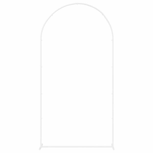 vidaXL Wedding Arch White 100 x 39 x 200 cm Steel