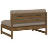 vidaXL Middle Sofa Honey Brown 120x80 cm Solid Wood Pine