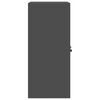 vidaXL Storage Cabinet Black 60 x 40 x 90 cm Steel