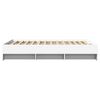 vidaXL Bed Frame without Mattress White 140x190 cm Engineered Wood