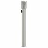 vidaXL Outdoor Floor Lamp with Outlet Silver 110cm Stainless Steel