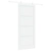 vidaXL Sliding Door 93 x 211 cm Engineered Wood White