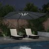 vidaXL Cantilever Roma Parasol Anthracite and Black 352 x 251 x 265 cm