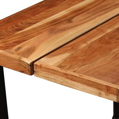 vidaXL Bar Table Solid Acacia Wood 150x70x107 cm