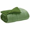 vidaXL Winter Duvet Quilted Green 135 x 200 cm Microfiber