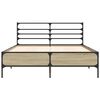 vidaXL Bed Frame without Mattress Sonoma Oak 120x200 cm