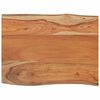 vidaXL Table Top 80x60x2.5 cm Rectangular&nbsp;Solid Wood Acacia Live Edge