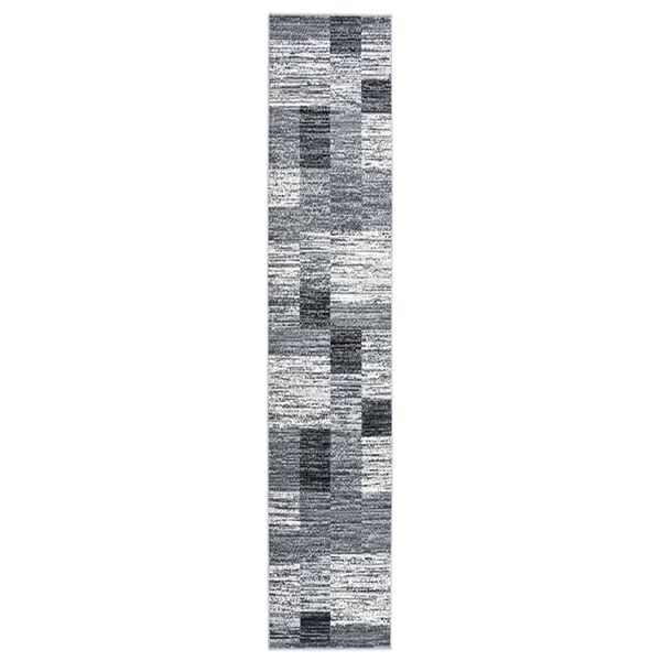 vidaXL Runner Rug BCF Grey 80x450 cm