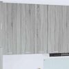 vidaXL Hanging Cabinet Grey Sonoma 60 x 31 x 100 cm Engineered Wood