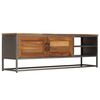 vidaXL TV Cabinet Recycled Teak and Steel 120x30x40 cm