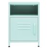vidaXL Nightstand Mint 35x35x51 cm Steel