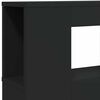 vidaXL LED Headboard Black 220x18.5x103.5 cm Engineered Wood