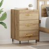 vidaXL Bedside Cabinet Artisan Oak 40 x 40 x 66 cm Engineered Wood