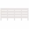 vidaXL Headboard White 160x3x80 cm Solid Wood Pine