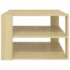 vidaXL Coffee Table Sonoma Oak 60x60x40 cm Engineered Wood