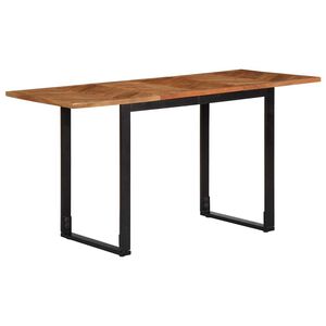 vidaXL Dining Table 140x70x75 cm Solid Wood Acacia